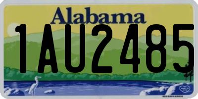 AL license plate 1AU2485