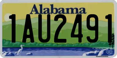 AL license plate 1AU2491