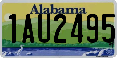 AL license plate 1AU2495