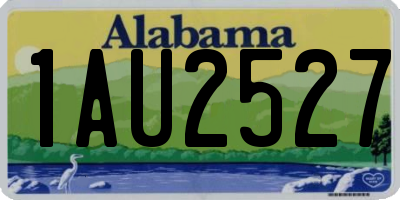 AL license plate 1AU2527