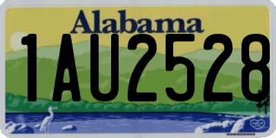 AL license plate 1AU2528