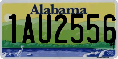 AL license plate 1AU2556