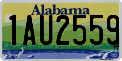 AL license plate 1AU2559