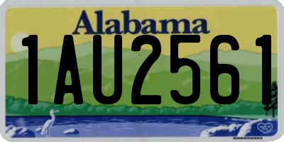 AL license plate 1AU2561