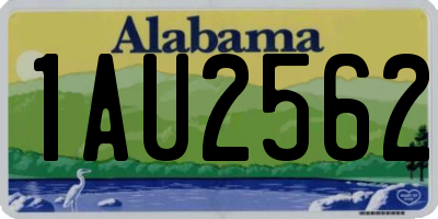 AL license plate 1AU2562