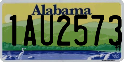 AL license plate 1AU2573