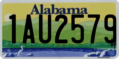 AL license plate 1AU2579