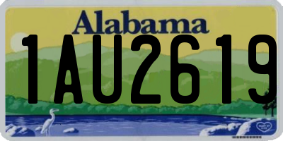 AL license plate 1AU2619