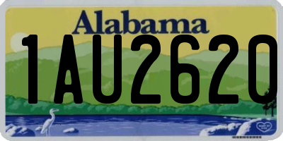 AL license plate 1AU2620