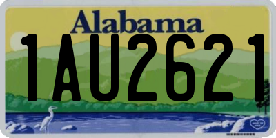 AL license plate 1AU2621