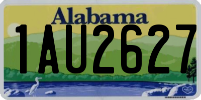 AL license plate 1AU2627