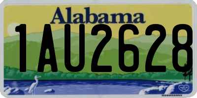 AL license plate 1AU2628