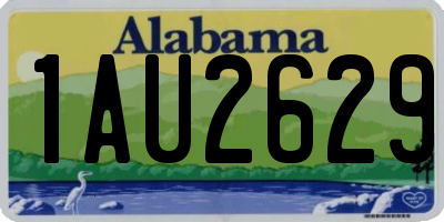 AL license plate 1AU2629