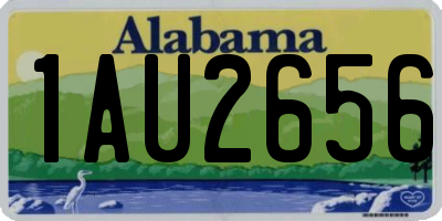 AL license plate 1AU2656