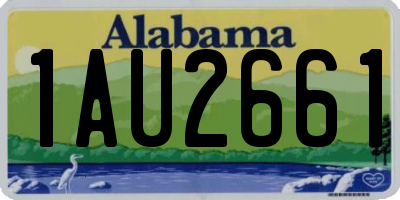 AL license plate 1AU2661
