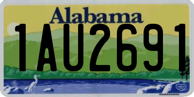 AL license plate 1AU2691