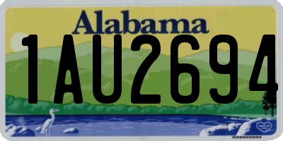 AL license plate 1AU2694
