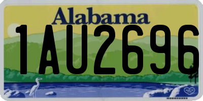 AL license plate 1AU2696