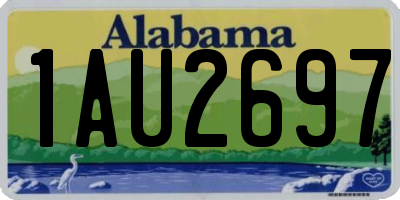 AL license plate 1AU2697
