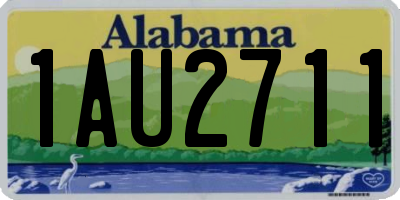 AL license plate 1AU2711