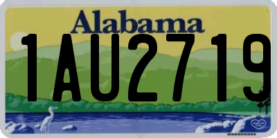 AL license plate 1AU2719