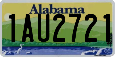 AL license plate 1AU2721