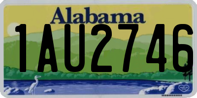 AL license plate 1AU2746