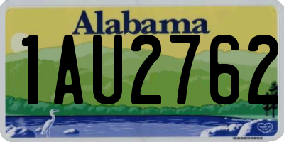 AL license plate 1AU2762