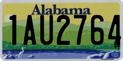 AL license plate 1AU2764