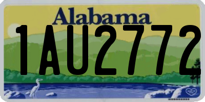 AL license plate 1AU2772