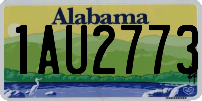 AL license plate 1AU2773