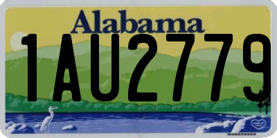 AL license plate 1AU2779
