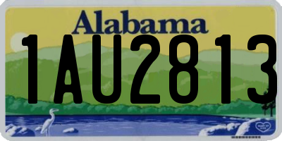 AL license plate 1AU2813