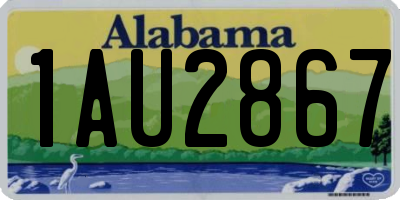 AL license plate 1AU2867
