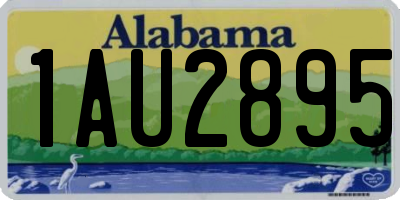 AL license plate 1AU2895