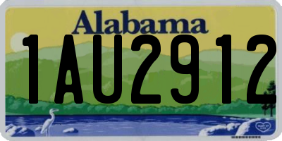 AL license plate 1AU2912
