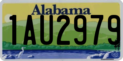 AL license plate 1AU2979