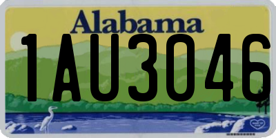 AL license plate 1AU3046