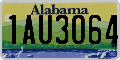 AL license plate 1AU3064