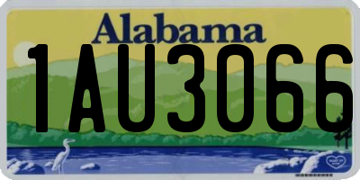 AL license plate 1AU3066