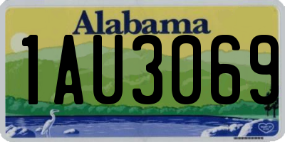 AL license plate 1AU3069