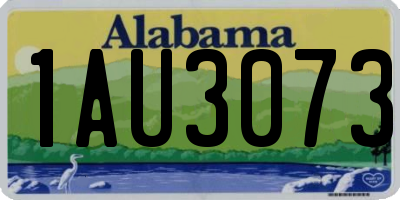 AL license plate 1AU3073