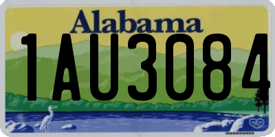 AL license plate 1AU3084