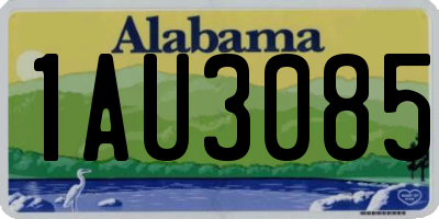 AL license plate 1AU3085