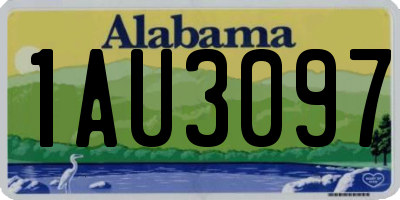 AL license plate 1AU3097