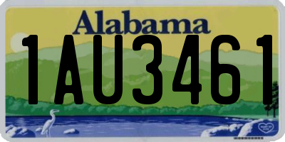 AL license plate 1AU3461