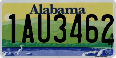 AL license plate 1AU3462