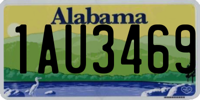 AL license plate 1AU3469