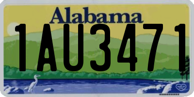 AL license plate 1AU3471