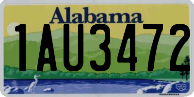 AL license plate 1AU3472